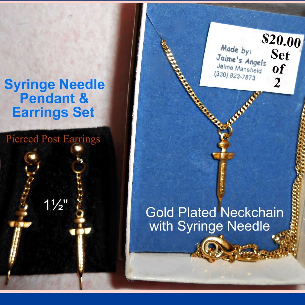 Nurse Novelty Pendant & Earrings